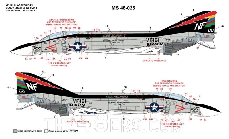 F-4N VF-161 Chargers, 1975