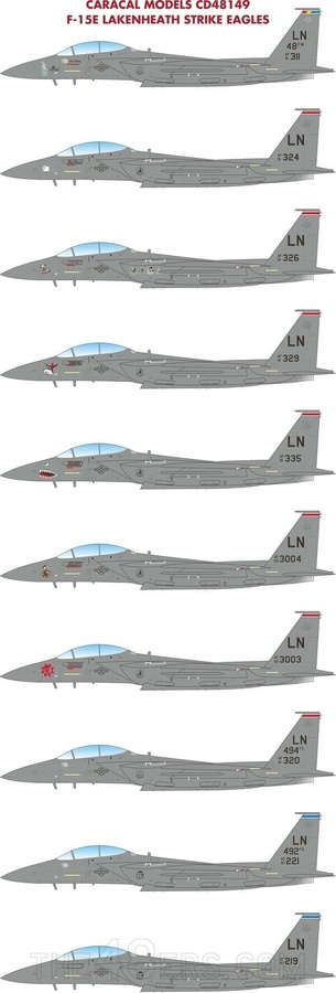 F-15E Lakenheath Strike Eagles