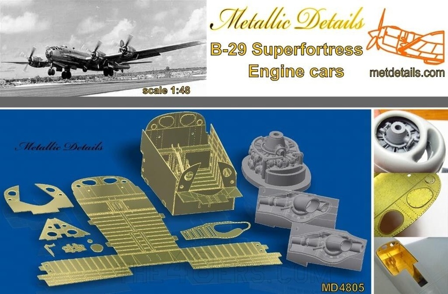 B-29 Engine Cars Detail Set