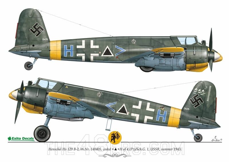 Luftwaffe Ground Attackers vol.1 - Ju 87 D-3, Hs 129, Fw 190F-8