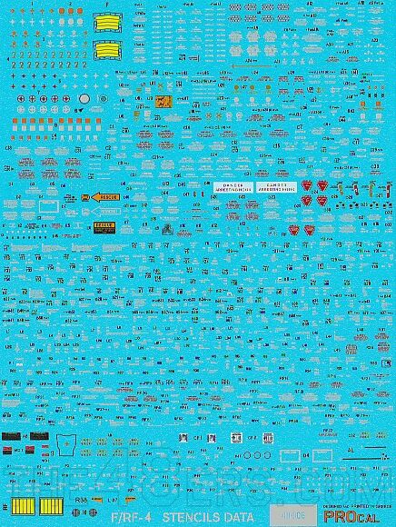 F/RF-4 stencils data (grey-white fs 36622)