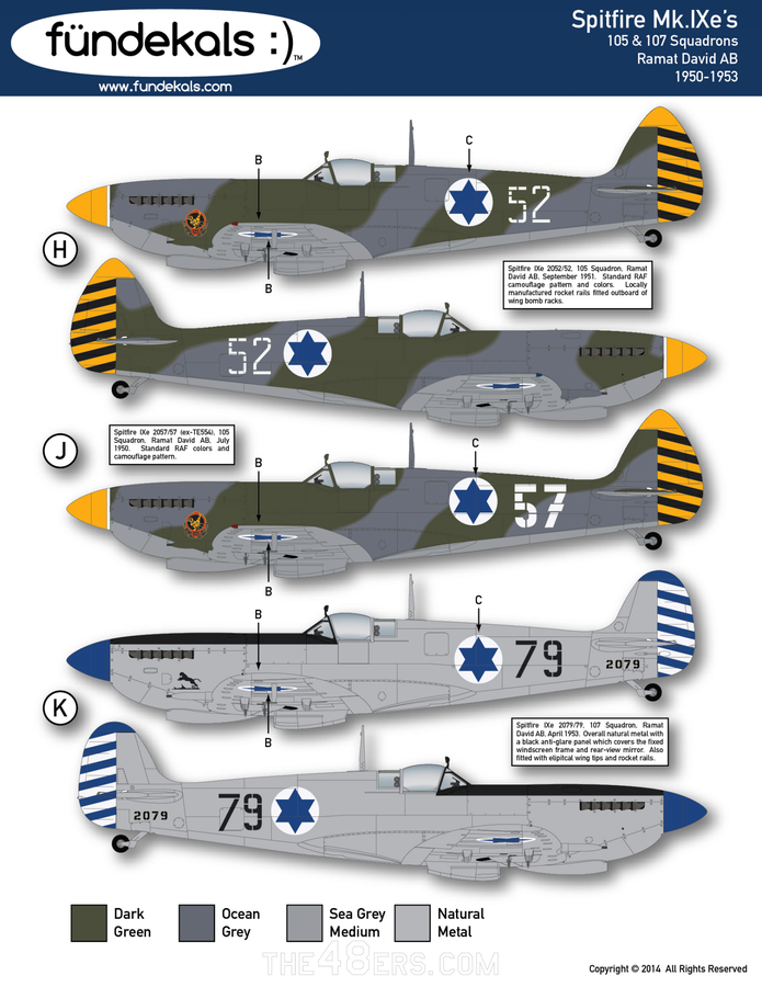 Spitfires of the Israeli Defense Forces