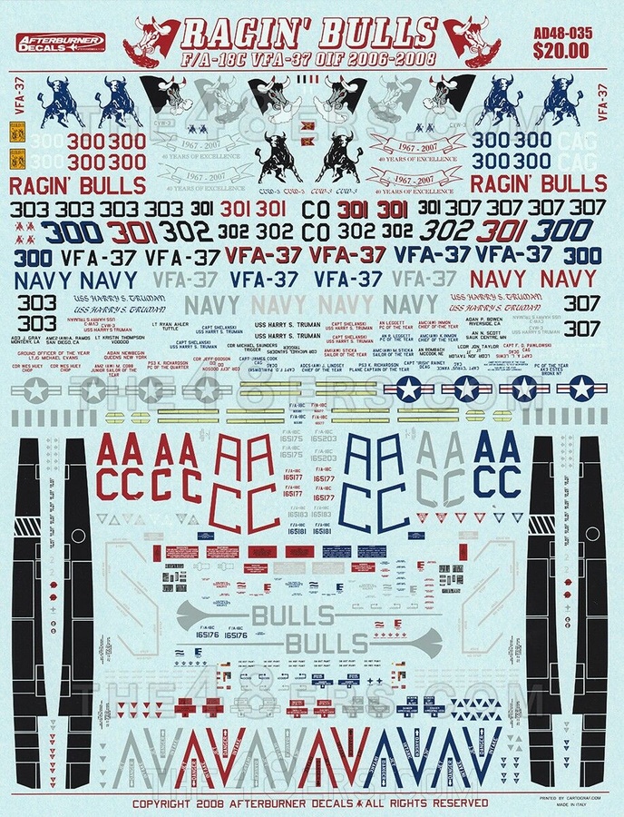 F-18C Hornet VFA-37 Ragin' Bulls OIF 2006-2008
